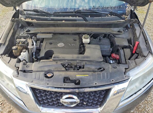 5N1AR2MN7GC663761 2016 NISSAN PATHFINDER Gray Vista del compartimento del motor