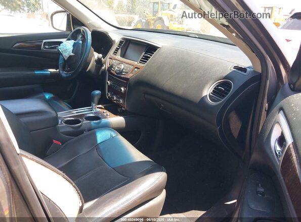 5N1AR2MN8GC643423 2016 NISSAN PATHFINDER Gray Vista interior delantera