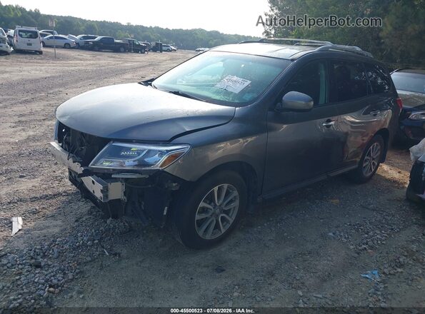 5N1AR2MN8GC663459 2016 NISSAN PATHFINDER Gray Front left