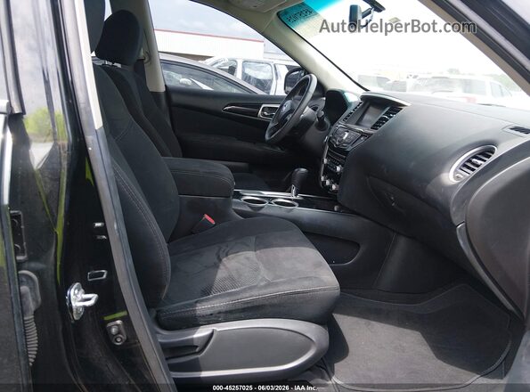 5N1AR2MN9GC624170 2016 NISSAN PATHFINDER Black წინა სალონის ხედი