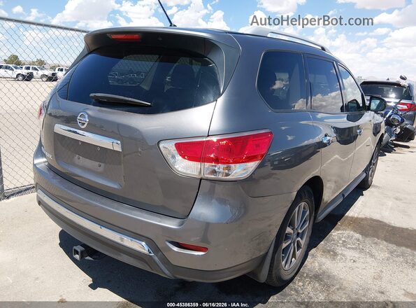 5N1AR2MN9GC645293 2016 NISSAN PATHFINDER Gray Trasero derecho