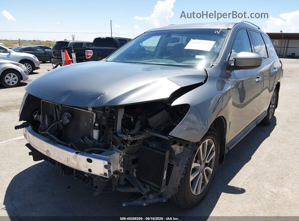 5N1AR2MN9GC645293 2016 NISSAN PATHFINDER Gray Vista tres cuartos delantera izquierda