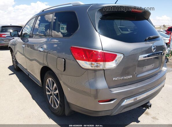 5N1AR2MN9GC645293 2016 NISSAN PATHFINDER Gray Trasero izquierdo