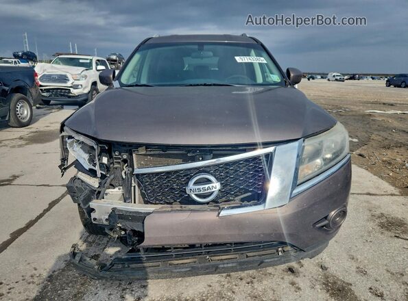 5N1AR2MNXGC607264 2016 NISSAN PATHFINDER Brown წინა ხედი