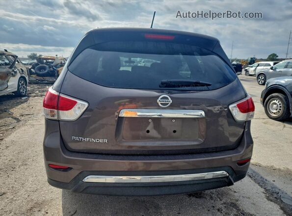 5N1AR2MNXGC607264 2016 NISSAN PATHFINDER Brown უკანა ხედი