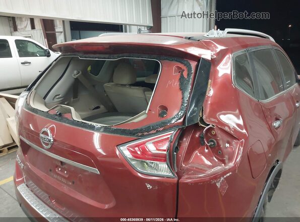 5N1AT2MM1GC769311 2016 NISSAN ROGUE Red Front view