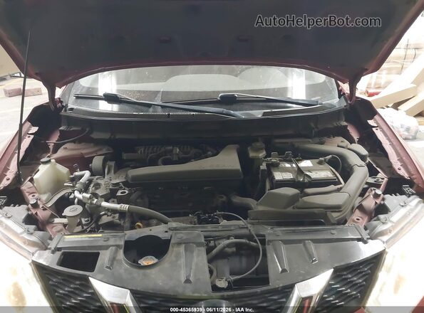 5N1AT2MM1GC769311 2016 NISSAN ROGUE Red Rear view