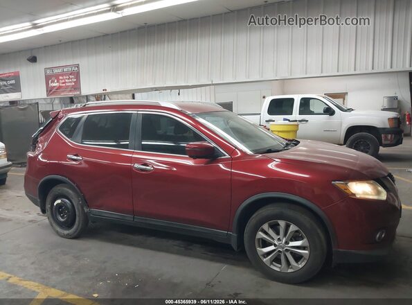 5N1AT2MM1GC769311 2016 NISSAN ROGUE Red 360 interior view