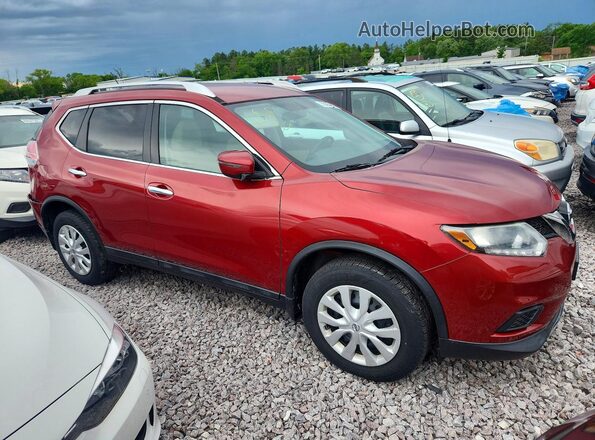 5N1AT2MM1GC829636 2016 NISSAN ROGUE Red 