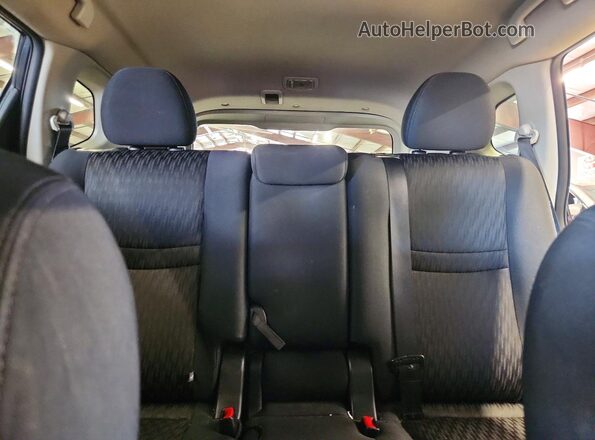 5N1AT2MM1HC741994 2017 NISSAN ROGUE Black Вид задніх сидінь