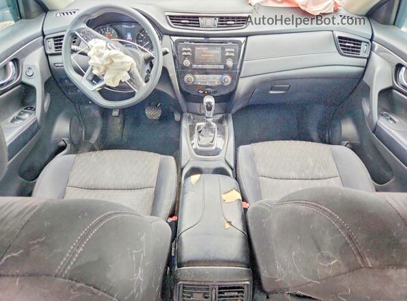 5N1AT2MM1HC746418 2017 NISSAN ROGUE Black Вид панелі приладів
