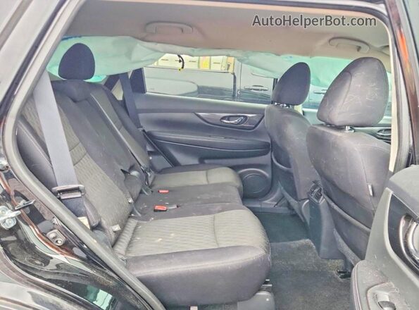 5N1AT2MM1HC746418 2017 NISSAN ROGUE Black Вид задніх сидінь