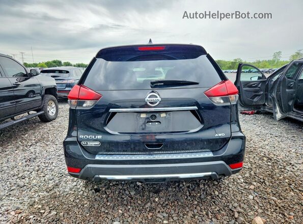 5N1AT2MM1HC746418 2017 NISSAN ROGUE Black Вид ззаду