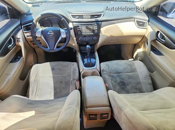 5N1AT2MM2GC891174 2016 NISSAN ROGUE White Вид панелі приладів