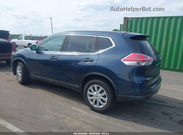 5N1AT2MM3GC792265 2016 NISSAN ROGUE Light Blue Rear left