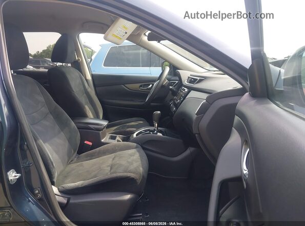 5N1AT2MM3GC792265 2016 NISSAN ROGUE Light Blue Front interior view