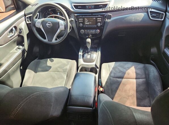 5N1AT2MN8GC796076 2016 NISSAN ROGUE Black Առջևի վահանակի տեսք