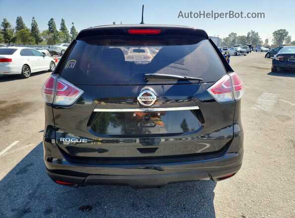 5N1AT2MN8GC796076 2016 NISSAN ROGUE Black Հետևի տեսք