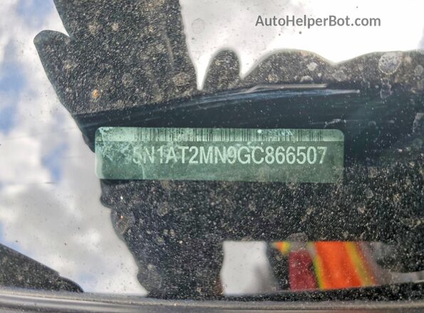 5N1AT2MN9GC866507 2016 NISSAN ROGUE Gray VIN կոդի պիտակի տեսք
