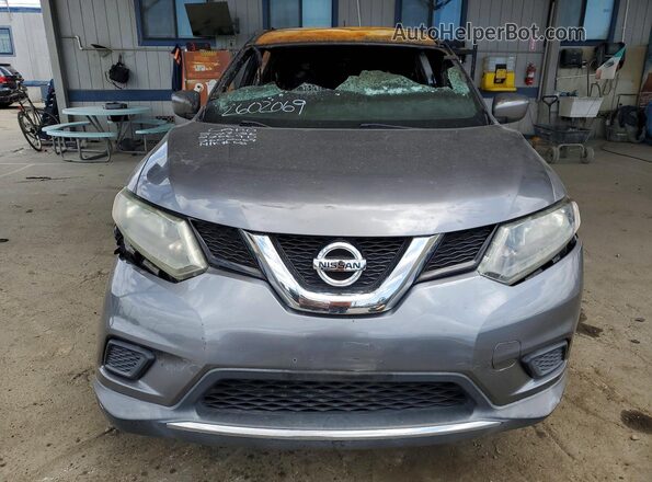 5N1AT2MN9GC866507 2016 NISSAN ROGUE Gray Դիմացի տեսք