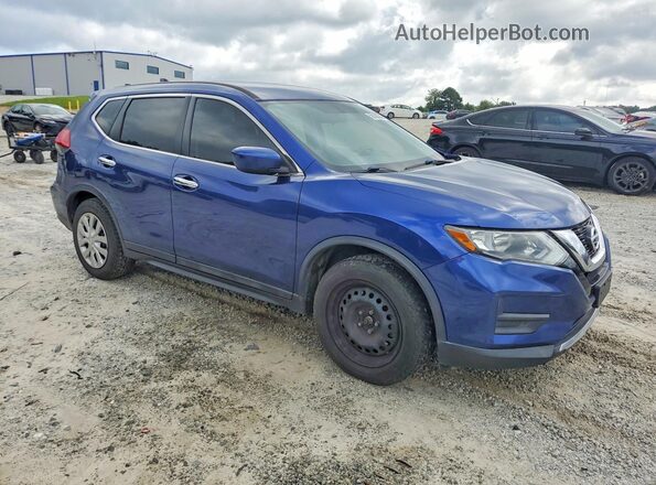 5N1AT2MN9HC740214 2017 NISSAN ROGUE Blue Delantero derecho