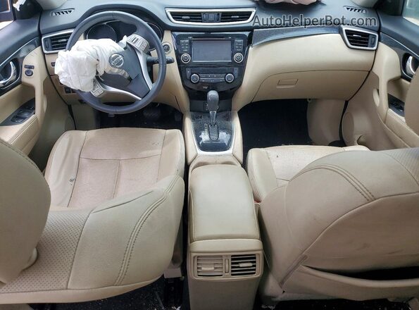 5N1AT2MT0GC776791 2016 NISSAN ROGUE Black Dashboard view