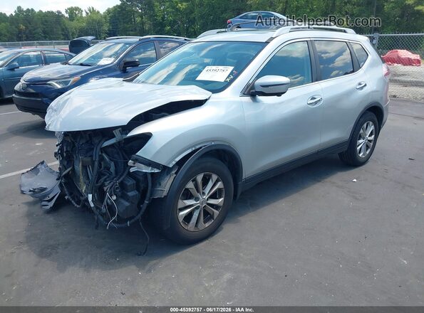 5N1AT2MT0GC870086 2016 NISSAN ROGUE Silver Front left