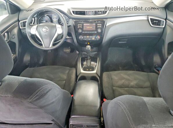 5N1AT2MT0GC879662 2016 NISSAN ROGUE Black წინა პანელის ხედი