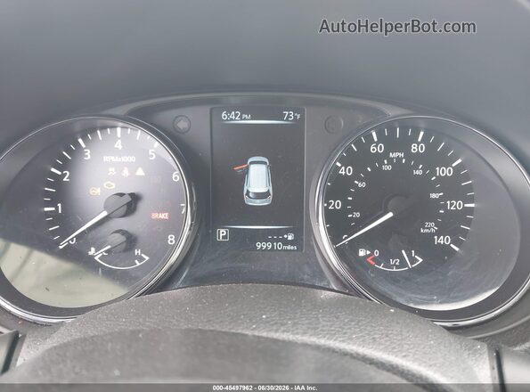 5N1AT2MT0HC742478 2017 NISSAN ROGUE White Vista de los asientos traseros