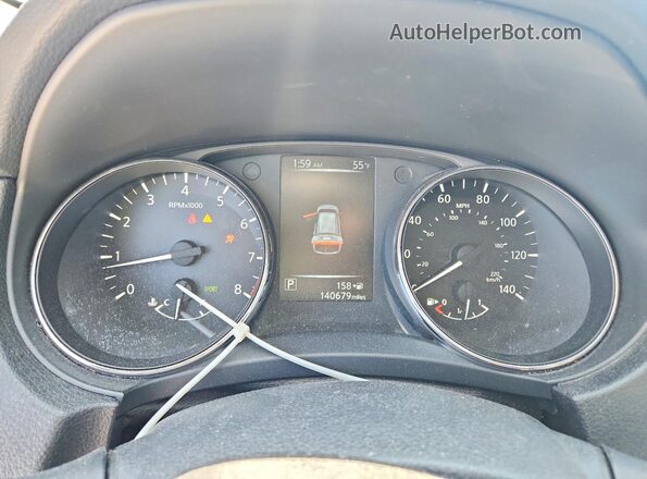5N1AT2MT0HC807104 2017 NISSAN ROGUE Black Սարքավորումների վահանակի տեսք