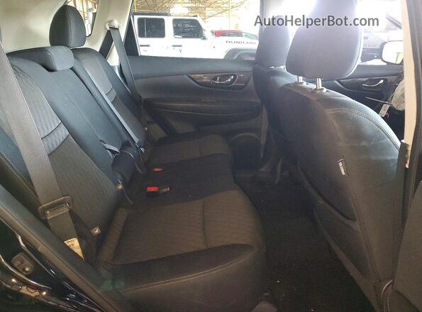 5N1AT2MT0HC815431 2017 NISSAN ROGUE Black Vista de los asientos traseros