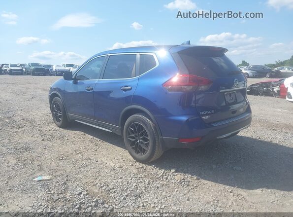 5N1AT2MT0JC760565 2018 NISSAN ROGUE Blue Задня ліва чверть