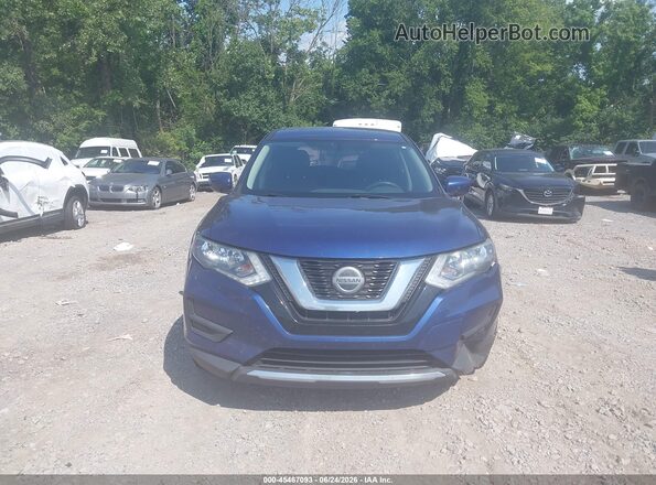 5N1AT2MT0JC760565 2018 NISSAN ROGUE Blue Вид щитка приладів