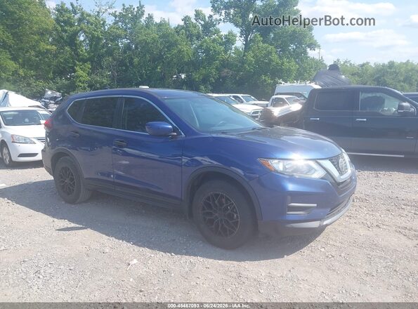 5N1AT2MT0JC760565 2018 NISSAN ROGUE Blue Вид задньої частини салону