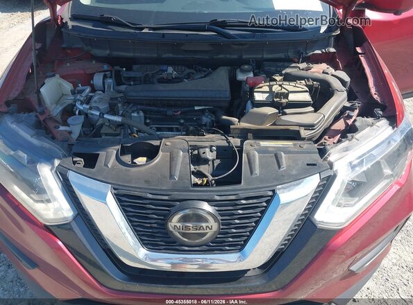 5N1AT2MT0KC732038 2019 NISSAN ROGUE Red Widok z tyłu