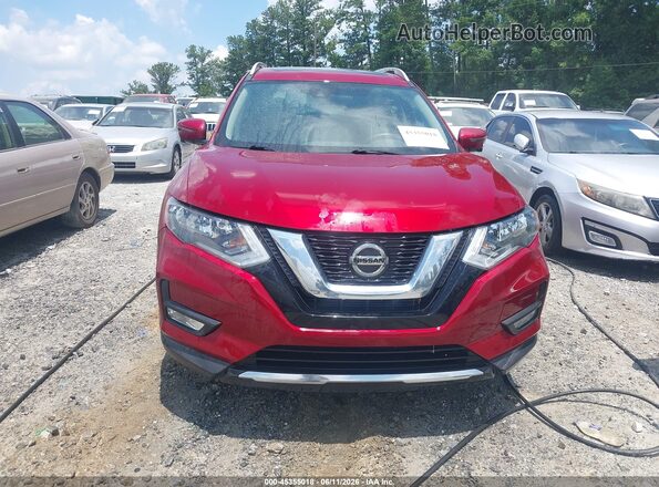 5N1AT2MT0KC732038 2019 NISSAN ROGUE Red Widok zestawu wskaźników