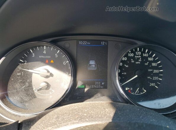 5N1AT2MT0KC765203 2019 NISSAN ROGUE Синий 