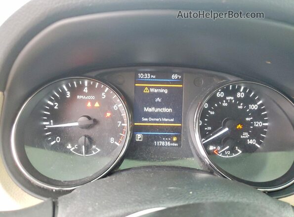 5N1AT2MT0KC765802 2019 NISSAN ROGUE Red 