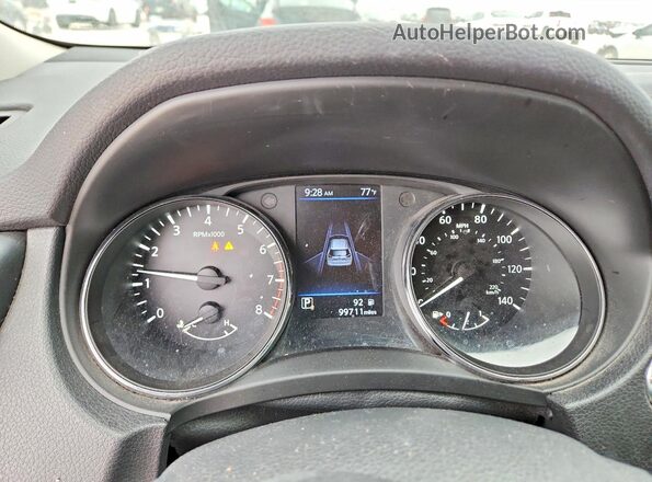 5N1AT2MT0KC786763 2019 NISSAN ROGUE Silver Instrument cluster view