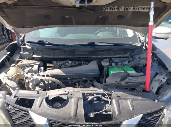 5N1AT2MT1GC746456 2016 NISSAN ROGUE Silver Widok z tyłu