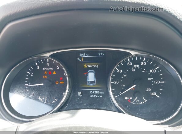 5N1AT2MT1GC746456 2016 NISSAN ROGUE Silver Widok tylnych siedzeń