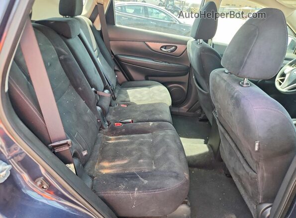 5N1AT2MT1GC831927 2016 NISSAN ROGUE Blue უკანა სალონის ხედი