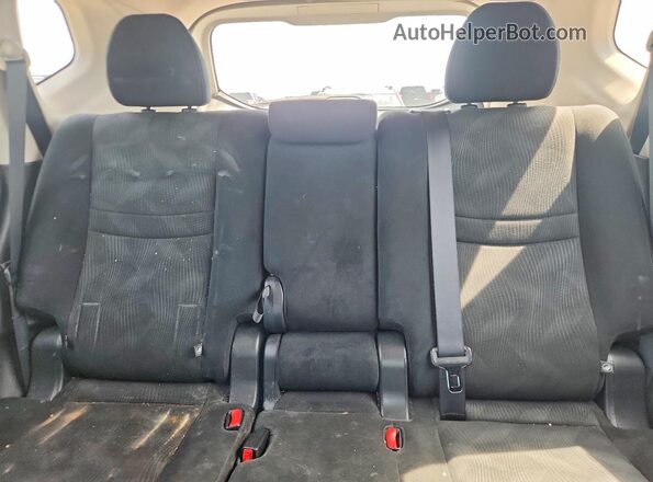 5N1AT2MT1GC831927 2016 NISSAN ROGUE Blue უკანა სავარძლების ხედი
