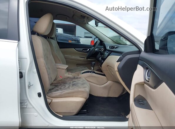 5N1AT2MT1GC892761 2016 NISSAN ROGUE White Widok wnętrza z przodu