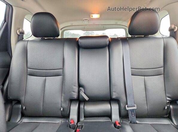 5N1AT2MT1HC754039 2017 NISSAN ROGUE Black Հետևի նստատեղերի տեսք