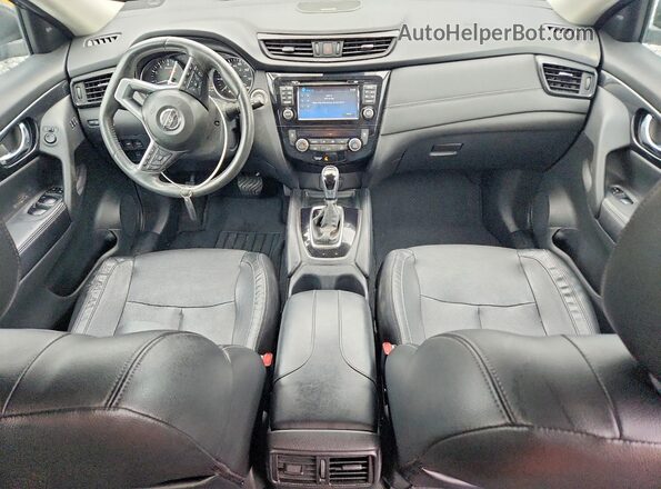5N1AT2MT1HC754039 2017 NISSAN ROGUE Black Առջևի վահանակի տեսք