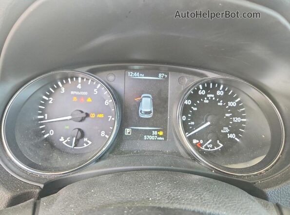 5N1AT2MT1HC756079 2017 NISSAN ROGUE White Սարքավորումների վահանակի տեսք