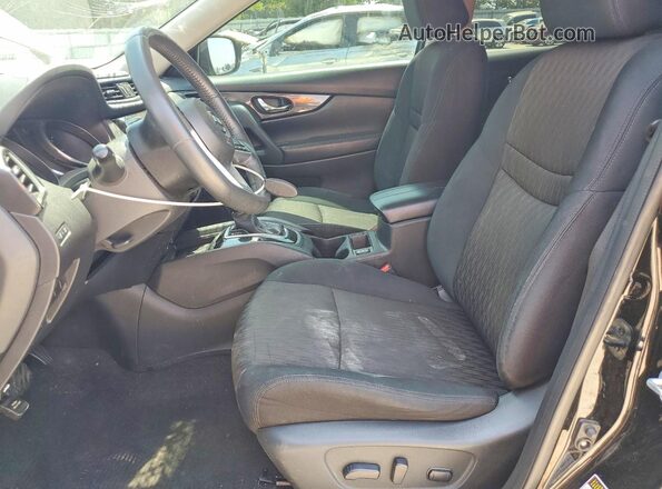5N1AT2MT1HC768197 2017 NISSAN ROGUE Black Front interior view