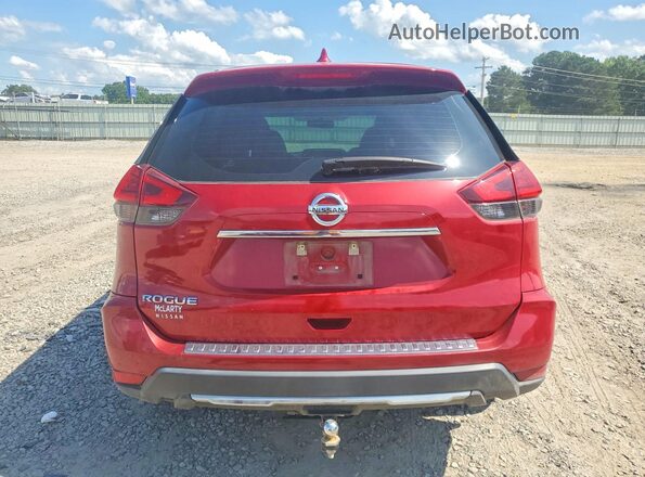 5N1AT2MT1HC839768 2017 NISSAN ROGUE Red უკანა ხედი