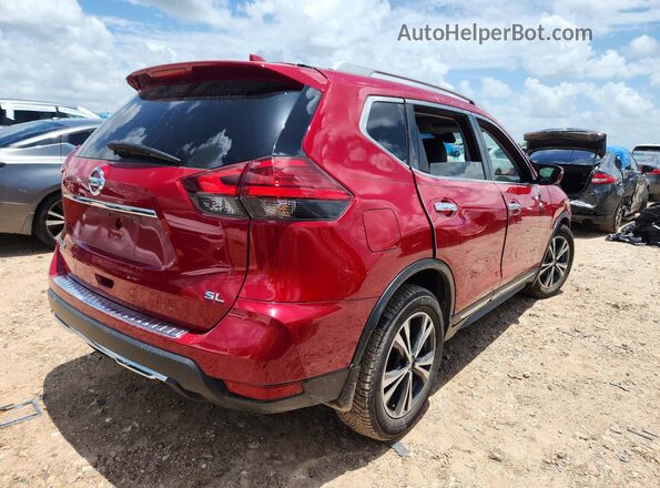 5N1AT2MT1HC862838 2017 NISSAN ROGUE Red Trasero derecho